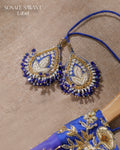 Royal Blue Gulmohar Bridal Blouse