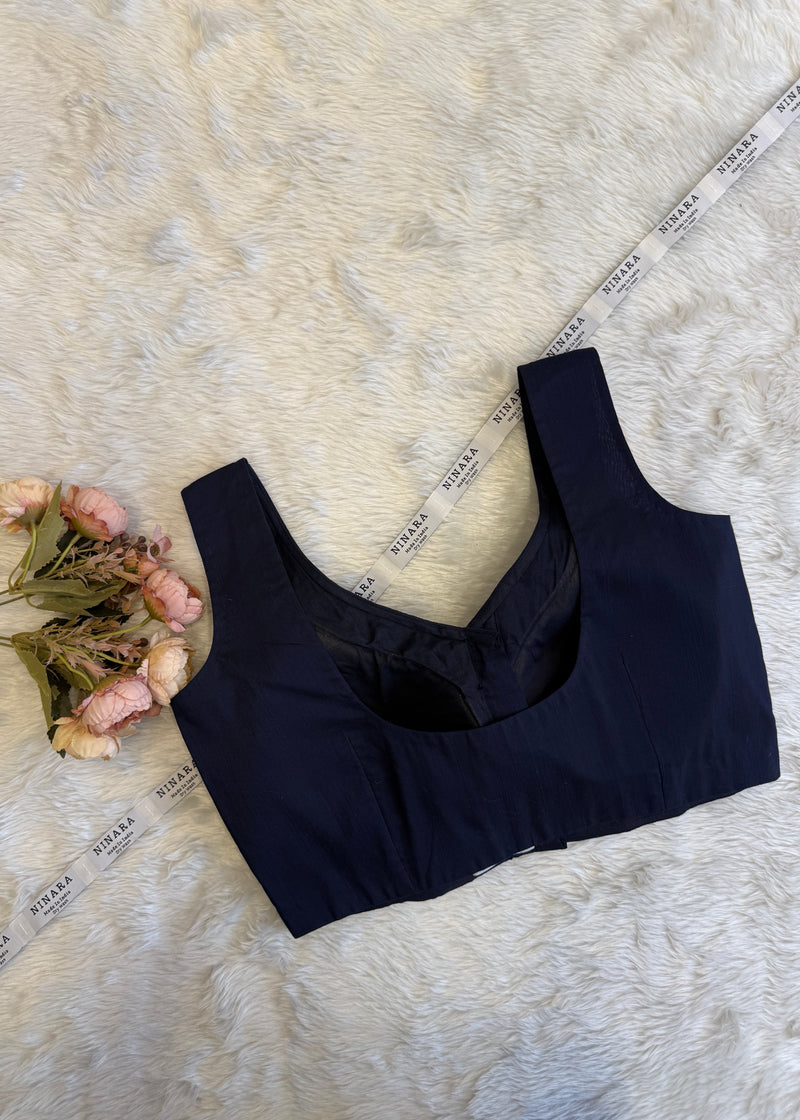 Navy Blue Sabhya Padded Blouse