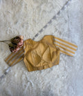 Gold & Silver Stripy Luxe Blouse