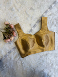Golden Gleam Brocade Blouse