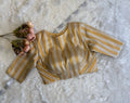 Gold & Silver Stripy Luxe Blouse