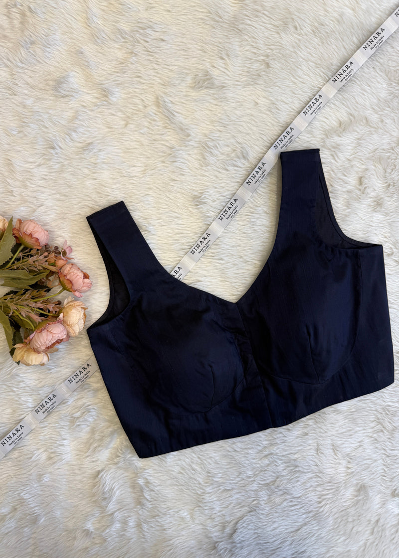 Navy Blue Sabhya Padded Blouse