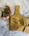 Golden Gleam Brocade Blouse