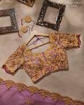 Shahi Noor Purple Wedding Blouse