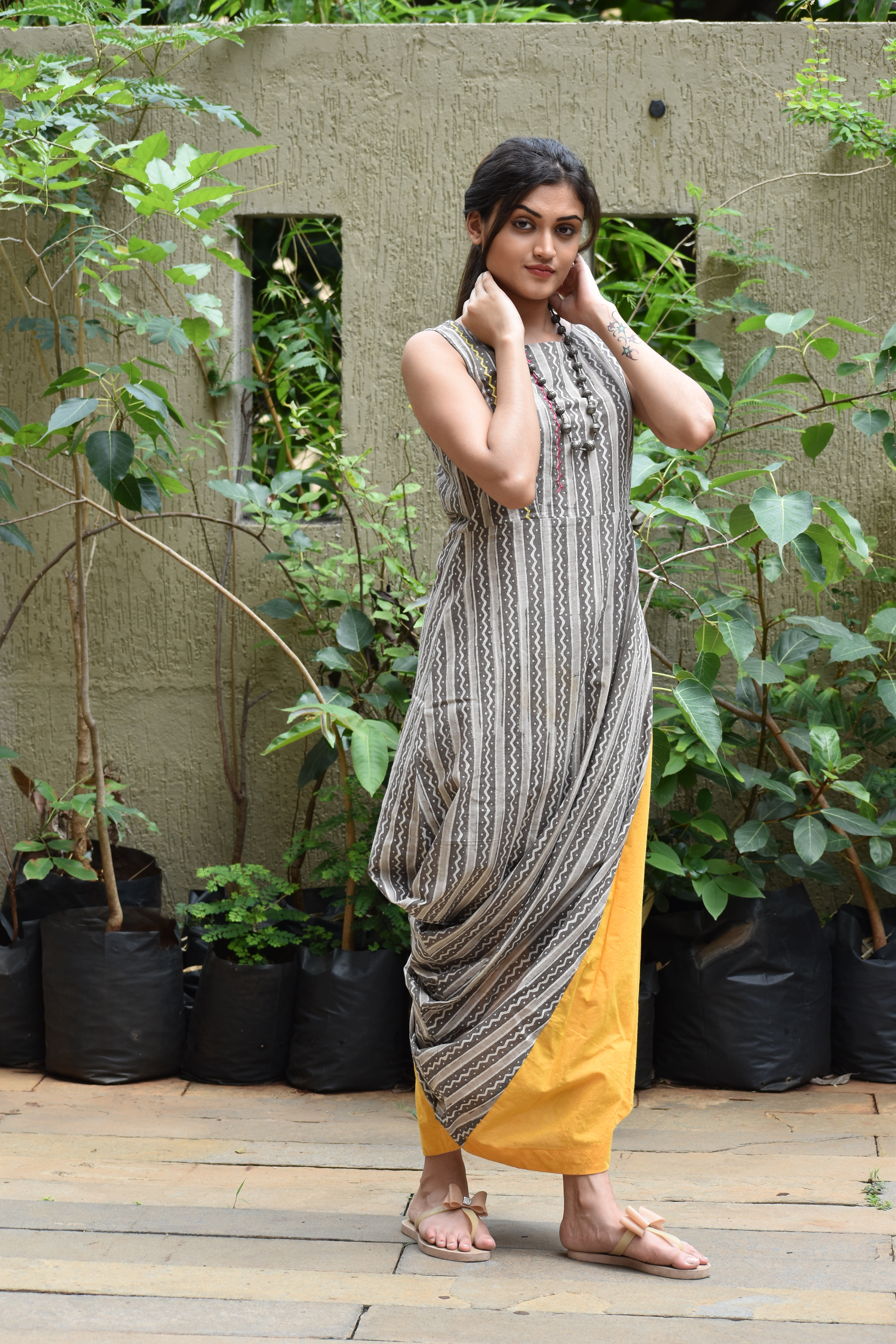 Sunshine Charisma Draped Dress
