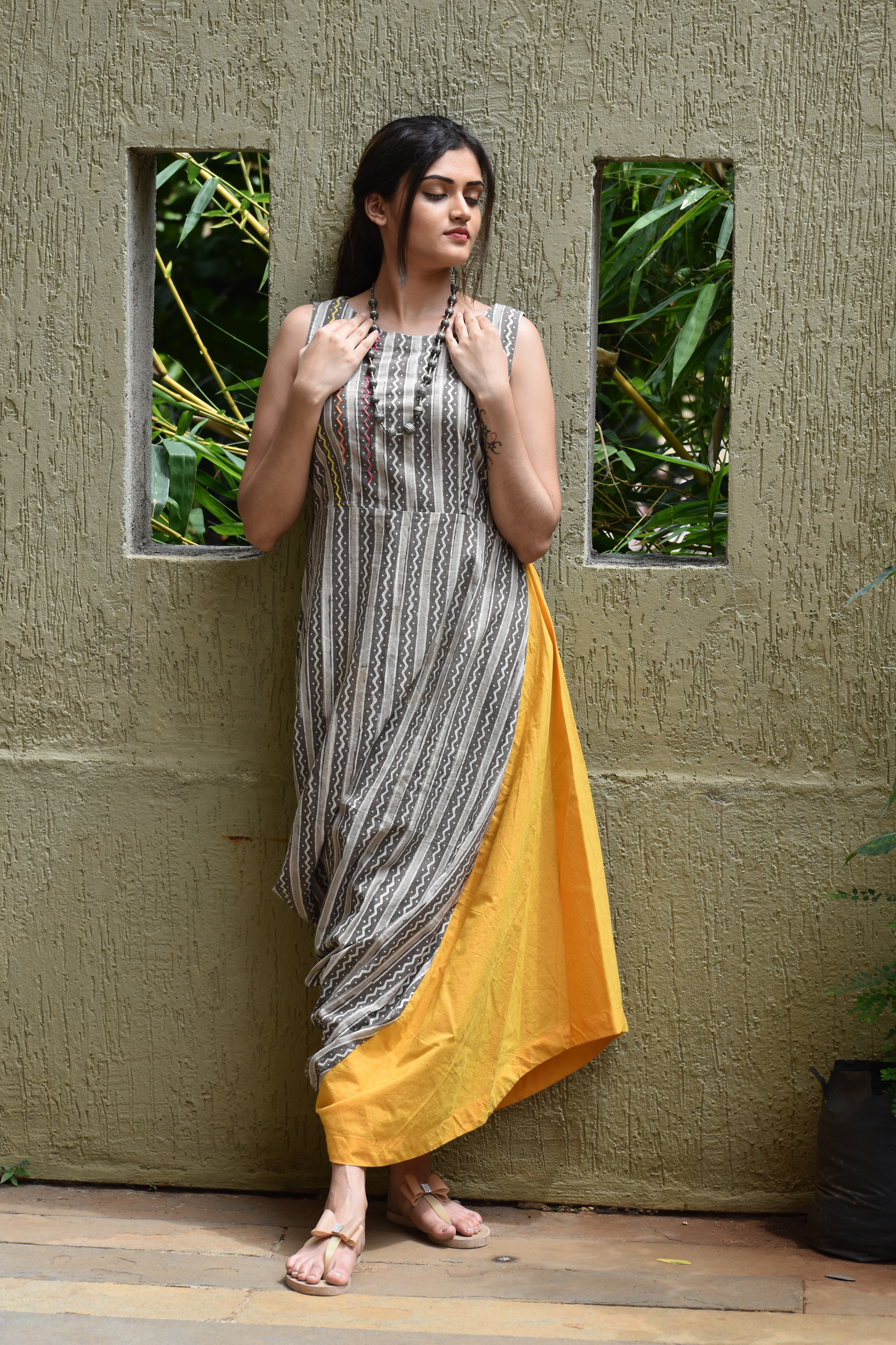 Sunshine Charisma Draped Dress