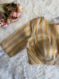 Gold & Silver Stripy Luxe Blouse