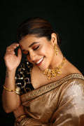 Gold Tissue Saree