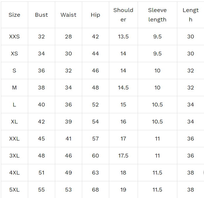 Size Guide
